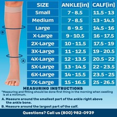 Made in USA – Sheer Compression Socks for Women 20-30mmHg with Open Toe – Toe…