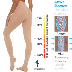 Elastic Pressure Pantyhose Support Compression Leggings Slimming Stockings US