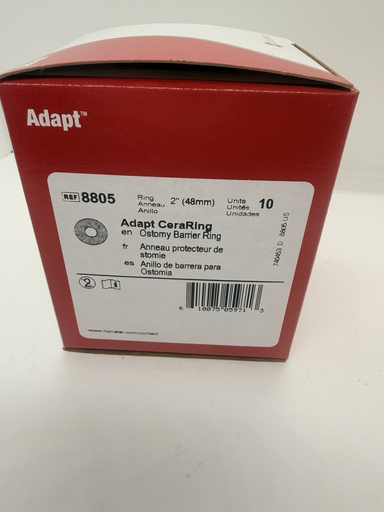 10 Count Hollister 8805 Adapt CeraRing Barrier Rings 2″ (48mm) Exp 2029
