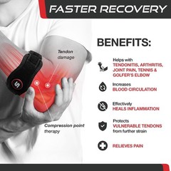 Sleeve Stars Tennis Elbow Brace for Men & Women, Elbow Brace for Tendonitis