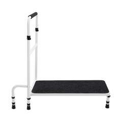 Bed Step Stool With 5 Leg And Adjustable Handle For Elderly 30.31*11.81 in