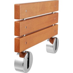 Folding Teak Shower Seat 20.1“ x 13.2“ Wall Mounted Shower Bench 440 lbs