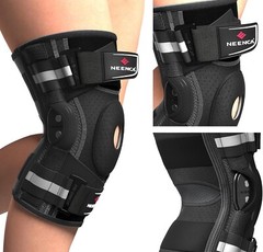 NEENCA Professional Knee Brace Relief Pain Hinged Knee Support Small