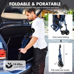 Rollator Walker 300 lbs. 31 to 35″ Handle Height 2 in 1 Walker Wheelchair Combo