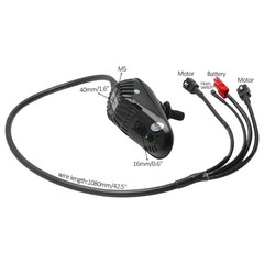 2x 250W 24V Electric Wheelchair Brushed Gear DC Motor &Joystick & Battery