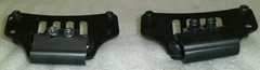 SET OF 2 WHEELCHAIR BACK SUPPORT BRACKET GOOD AS PICTURE