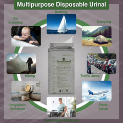 Resealable Disposable Urinal Bags – Road Trip Essentials for Men