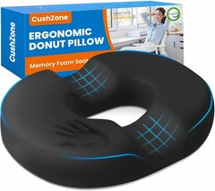 Donut Pillow for Tailbone Pain, Hemorrhoids – Cooling Gel Memory Foam Chair Seat