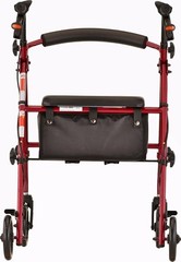 Nova Journey 4205 Steel Rollator Walker Folding Seat Hand Brakes Storage Pouch