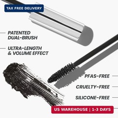 Wonderskin Infinite Rizz Mascara – Black Mascara For Volume And Length, Long-Wea