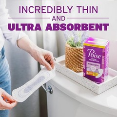 Poise Daily Microliners 1 Drop Light Absorbency Long 50 Ct Liners