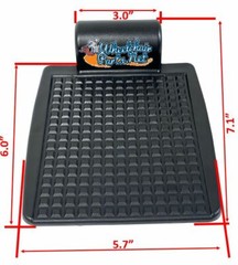 Heavy Duty Plastic Foot Plates for Wheelchairs with 7/8″ Tubing