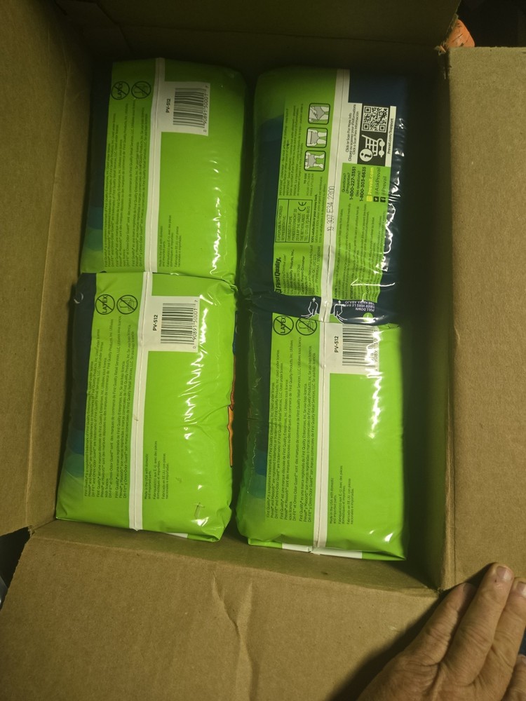 Lot of 4 – 20 Count Prevail Daily Underwear MED Adult Diapers 1 Full Case. NEW