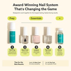 Dazzle Dry Nail Lacquer Step 3 – Lotion Please – A Light Powder Blue Gray