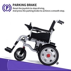 Lightweight Electric Wheelchair 500W Power Motor – Black – Tested Used Good4I