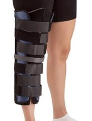 Knee Immobilizer Tri-Panel Universal 22inch canvas Premier Pro. Ref : 1164PP