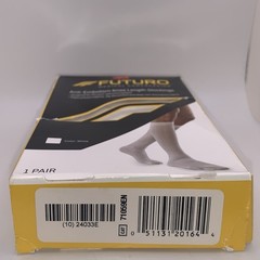 Futuro Anti-Embolism Knee Length Compression Stockings White XL *READ MORE*