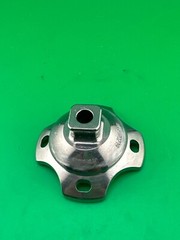 Prosthetic component adapter part. Lamination male pyramid