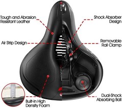 Comfortable Seat Cushion for Men Women with Dual Shock Absorbing Ball Memory …