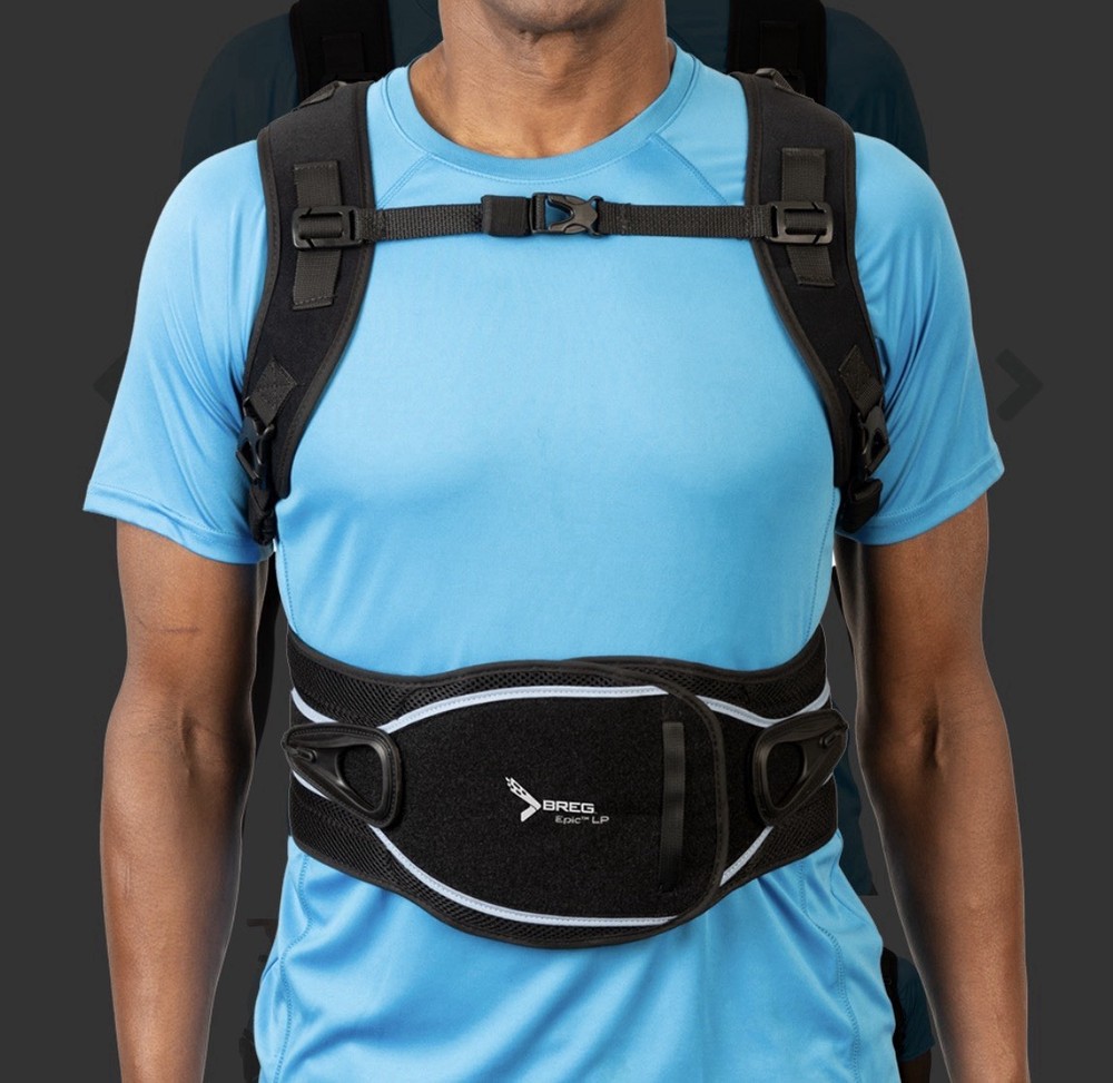 Breg Ascend TLSO 456/457 Back Brace Lumbar Orthosis Adjustable Adult One Size