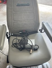 Hoveround MPV5 Power Wheelchair 4-Wheel Joystick Padded Armrest 12Hr Gray/White