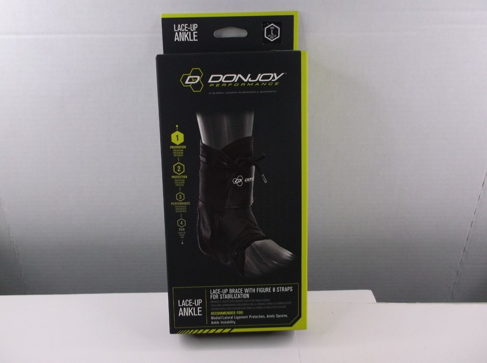 NEW DonJoy Performance Lace-Up Ankle Brace Size Large Left Or Right Foot