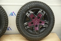 PAIR Drive Wheels Tires for Quantum Edge 3, Stretto & 4Front Chairs WHL1703588