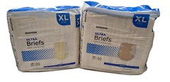 McKesson Ultra Briefs disposable underwear 15 Ct XL 58″-64″ 2 Packages