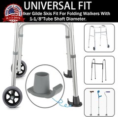 Magicorange Walker Glide Skis, 2 Pcs Universal Fit Walker ski Glides,Easy to Use