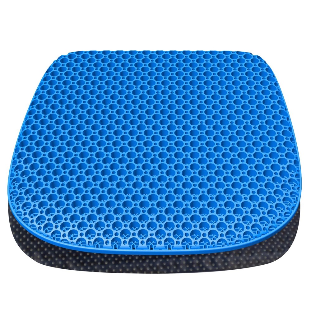 Large Gel Seat Cushion for Long Sitting with NonSlip Cover,Soft & Breathable,…