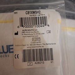 Cool Blue Prosthetic Socks 3-Pack Lot 1-Ply Size 5 6 Yellow CB1XWSH2 SPS 428015