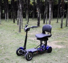 Red/White/Royal Blue Adult Portable Four-wheel Small Foldable Electric Scooter