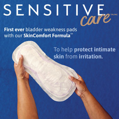 180 Count Tena Sensitive Care Extra Coverage Moderate Incontinence Pad, Long