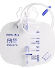 6 Urinary Drainage Bags 4000ml Urine Catheters Bags with Anti-Reflux Chamber