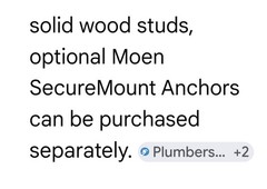 Moen Home Care 18″ 1-1/4″ Grab Bar, Polished Brass With Concealed Screws