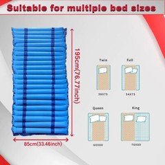 New Hospital Bed Alternating Pressure Mattress Pad Quiet Pump Relieve Bedsore