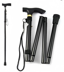 Cane Walking Stick Adjustable Folding walking Aluminum Travel Hiking Cane US