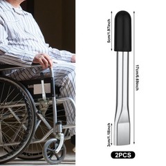 2pcs Wheelchair Brake Handle Extender, 6.7 Inch M, 黑色