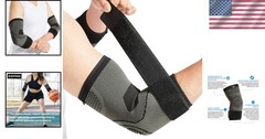 Elbow Support Brace Set for Tendonitis & Tennis Elbow Relief
