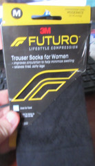 3M Futuro Trouser Socks for Women Moderate Compression Size: M Black 1 Pair
