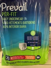 Prevail Per-Fit Unisex Daily Underwear Brand New – Medium (34-46” waist)