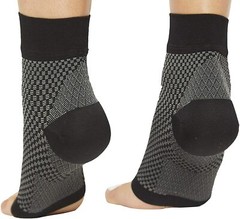 Medical Grade Compression Foot Care Sleeves (15-20mmHg) for Arch, Heel Support