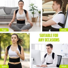 Comfortable Posture Improvement Corrector Full Back Pain Relief For Women/Men