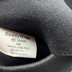 Calf Compression Wrap ready wrap Black Multi-Strap Support RW-LE-BD-M35-BK USA