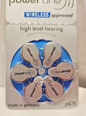 Power One Cochlear Implant Plus Batteries! 6-pack p675, Exp. 08-2026 ~ New