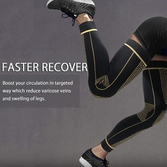 Full Leg Sleeves Long Compression Leg Sleeve Knee Sleeves Protect Leg, for Ma…