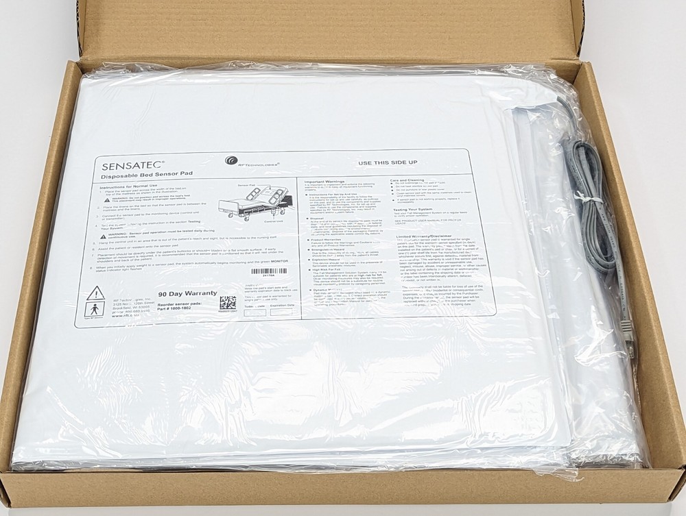 Box of 5 Sensatec Anti-Microbial Disposable Medical Bed Sensor Pad 24170A
