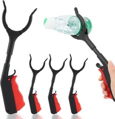 4PCS Heavy Grabber Tool Industrial Pick Up Stick Hand Grip Reach Trash Reacher
