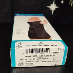 Med Spec Wrist Lacer Wrist/Forearm Support Brace Black Medium 10.5″