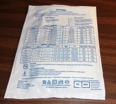 New Carolon Cap Anti-Embolism Stockings Knee Length Large 531 Reg White USA